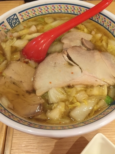 「半チャーシューラーメン」@どうとんぼり神座 東京ドームシティ店の写真