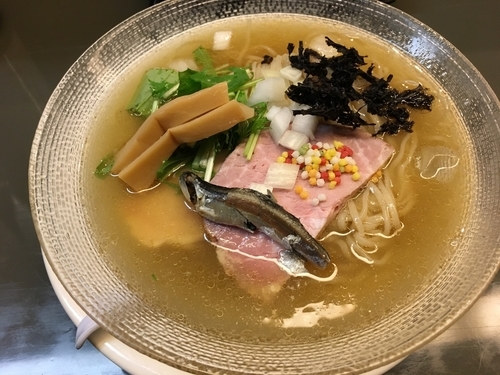 「限定 冷やし煮干しらーめん」@らぁめん登里勝の写真