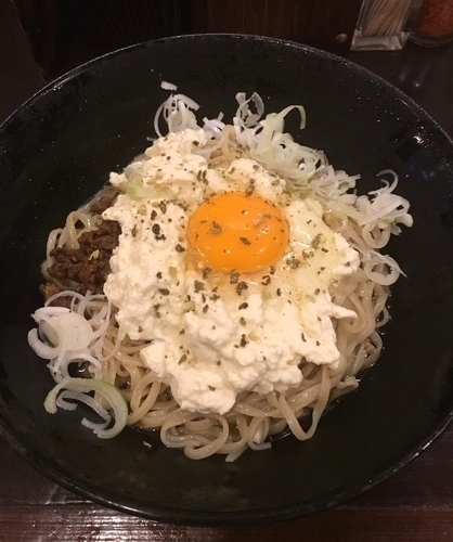 「[期間限定] 冷しマーボナーラ(大) ￥950 (2辛)」@づゅる麺 池田の写真