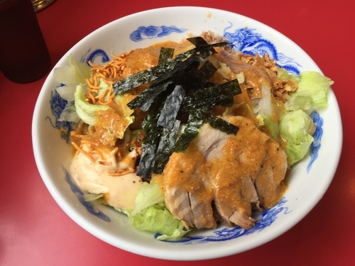 「冷やしまぜそば（中盛）」@ドン-キタモトの写真