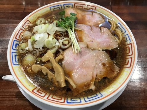 「サバ醤油そば  700円」@サバ6製麺所 京橋店の写真