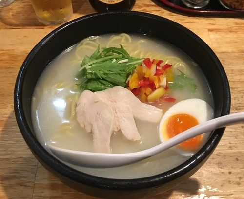 「冷やしらーめん 2017【夏限定】 850円」@らーめん まる玉 辻堂店の写真