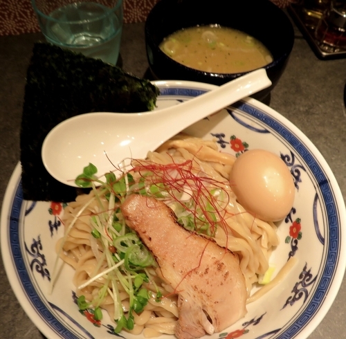 「鶏白湯味玉つけ麺（1,000円）」@つけ麺や 武双の写真