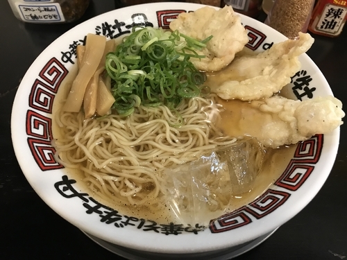「冷やし煮干醤油らーめん  800円」@中華そば 牡丹の写真
