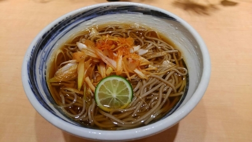 「那須白美人ねぎそば　６８０円」@めんや 芽吹きの写真