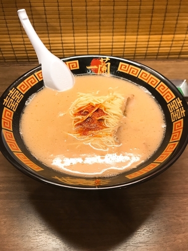 「とんこつラーメン」@一蘭 名古屋駅店の写真