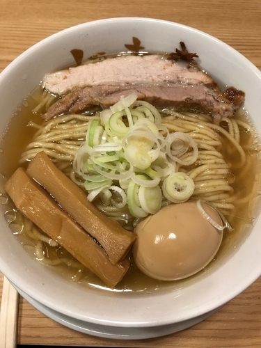 「macro（チャーシュー薄＋煮卵、メンマ厚・麺大盛り）」@人類みな麺類の写真