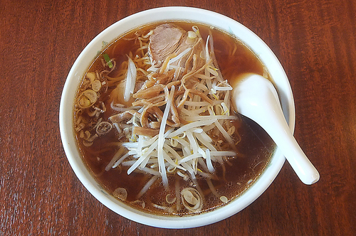 「チャーシューメン(大盛り)」@栄楽飯店の写真