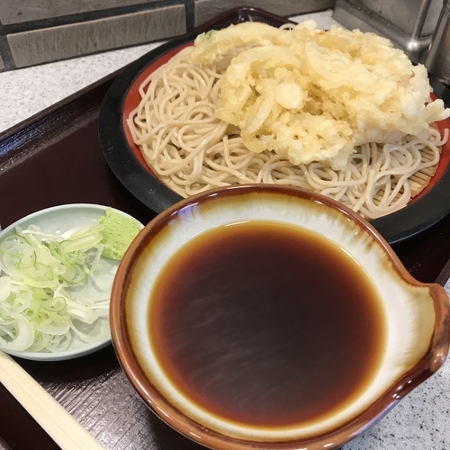 「天ぷら（￥360）」@そば処 かめや 新橋店の写真