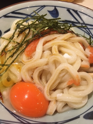 「明太釜玉うどん」@丸亀製麺 石内バイパス店の写真