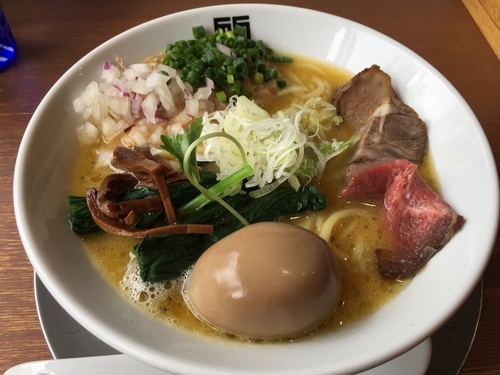 「味玉鶏ホタテそば」@竹末東京プレミアムの写真