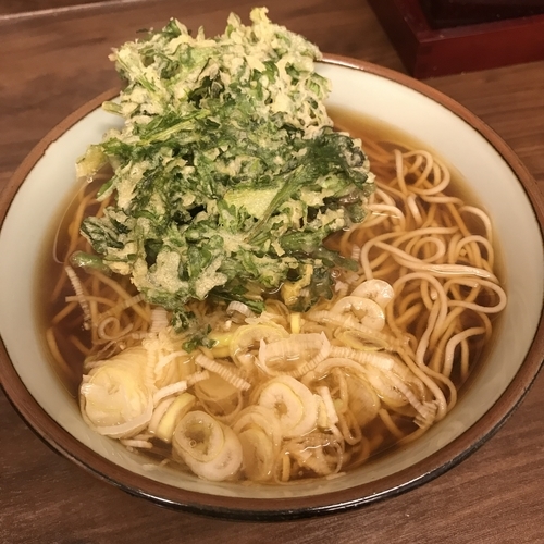「春菊（￥380）」@船堀そば 文殊の写真