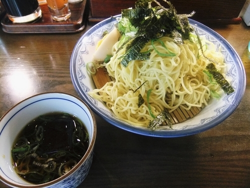 「ざるラーメン（480円）」@博多ラーメン しばらく 日本橋店の写真