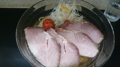 「[限定]アゴ冷し麺肉増し(1100円)」@自家製麺SHINの写真