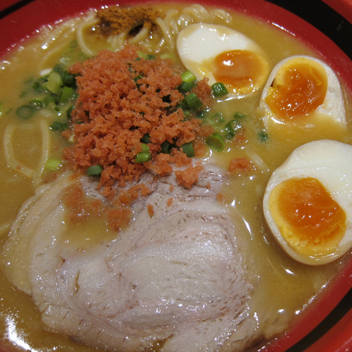 「あじわい みそ 780円 + 味玉（サービスクーポン）」@えびそば一幻 八重洲地下街店の写真