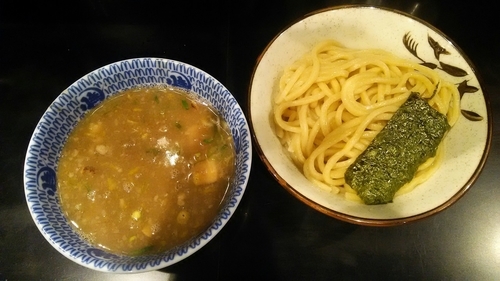 「つけ麺Wスープ200g780円」@無鉄砲 つけ麺 無心の写真