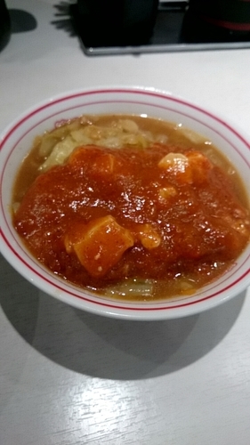 「蒙古タンメン（ハーフ）」@蒙古タンメン中本 橋本店の写真