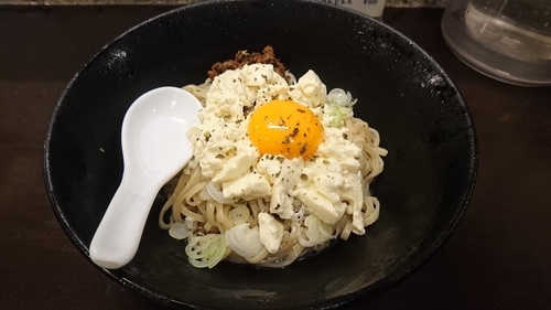 「【期間限定】冷しマーボナーラ(２辛)」@づゅる麺 池田の写真