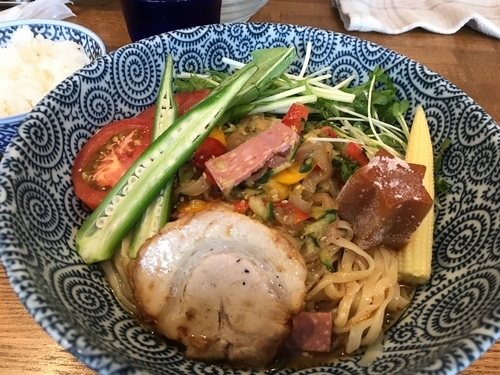 「冷やし中華」@麺恋処 爆龍の写真