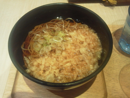 「門前そば 390円」@立喰いそば酒処 つきじ亭の写真