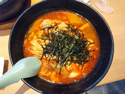 「カルビラーメン」@焼肉じゅじゅの写真