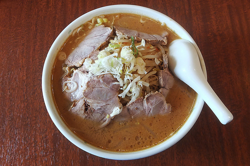 「味噌チャーシューメン(大盛り)」@栄楽飯店の写真