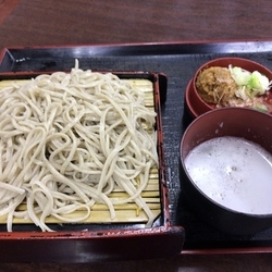 おしぼりそば630円＋ジンギスカン550円