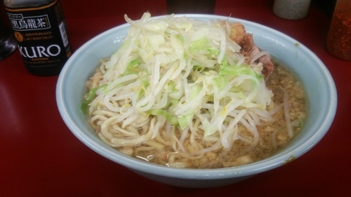 「大ラーメン ニンニク」@ラーメン二郎 相模大野店の写真