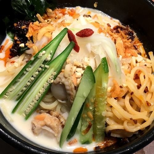 「【数量＆期間限定】ホタテのクリーミー冷やし中華」@NOODLE SOUNDSの写真