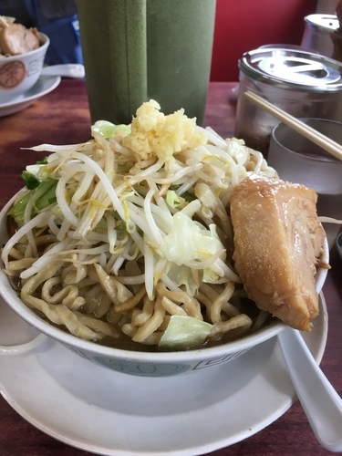 「ガッツリラーメン450g」@博多長浜らーめん 楓神の写真