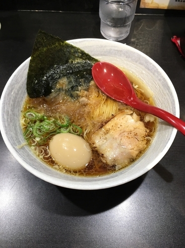 「鮭節生正油採麺」@超純水採麺 天国屋の写真