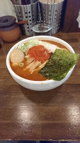 「辛辛味玉 大盛」@麺処 井の庄の写真