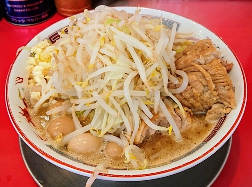 「ラーメン(並)＋うずらの卵」@ジャンプの写真