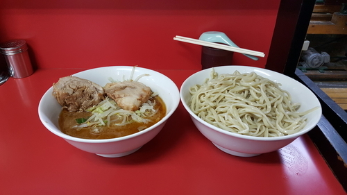 「小つけ麺(ゴマ)」@ラーメン二郎 茨城守谷店の写真