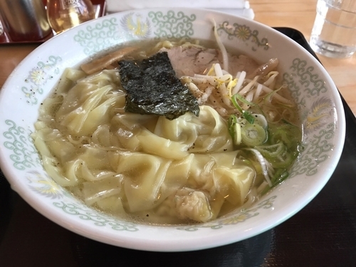 「ワンタンメン 塩 700円」@いさご食堂の写真