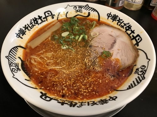 「豚骨タンタン麺  750円」@中華そば 牡丹の写真