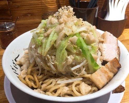 「まぜうろ大盛り880円」@麺屋 ばばんの写真