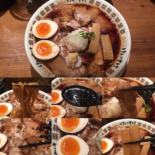 「肉そば 醤油 味玉入り」@NEW OLD STYLE 肉そば けいすけの写真