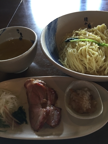 「限定 薬涼潮つけそば」@麺や 虎徹の写真