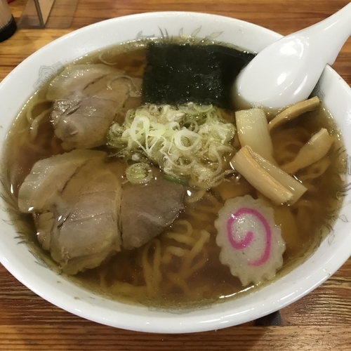 「ラーメン（￥500）」@金ちゃんラーメン 上山店の写真