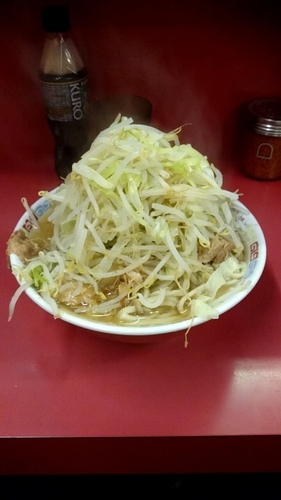 「大ラーメン ニンニクアブラ」@ラーメン二郎 ひばりヶ丘駅前店の写真