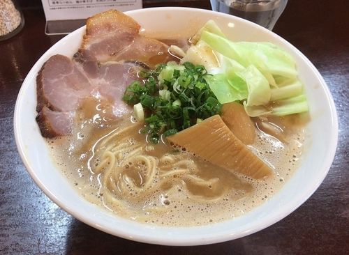 「くろくの黒醤油ダレde五ノ神豚骨ラーメン(限定)750円」@らーめん 五ノ神精肉店 煮干し編の写真