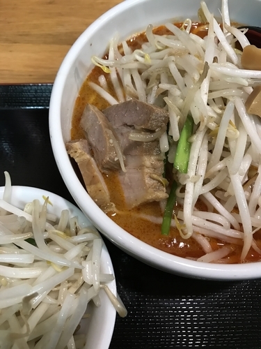 「辛味噌ラーメン、ヤサイ」@味噌麺処 花道庵の写真