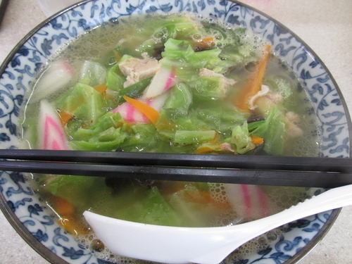 「タンメン　「650円」」@らーめん たいむの写真