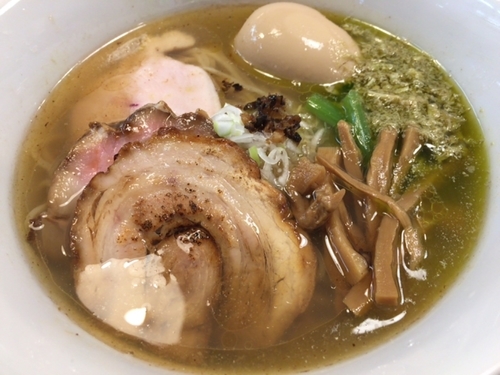 「特製貝節潮そば+〆の貝節ごはん」@貝節麺raikの写真
