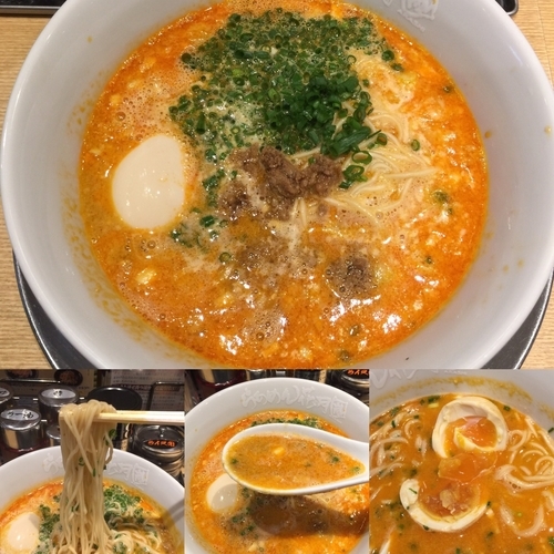 「鳴龍ブランチ 半熟味玉トッピング」@らあめん花月嵐 新大久保店の写真