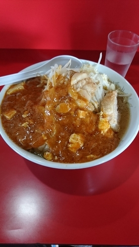 「フュージョン 肉増し」@蒙麺 火の豚の写真