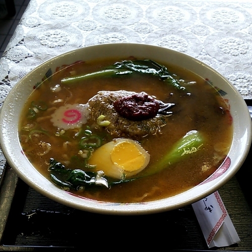 「豆板醤麺」@愛染の写真