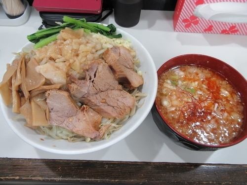 「限定　坦々風つけ麺（８９０円）」@ラーメン 富次郎 堀町店の写真