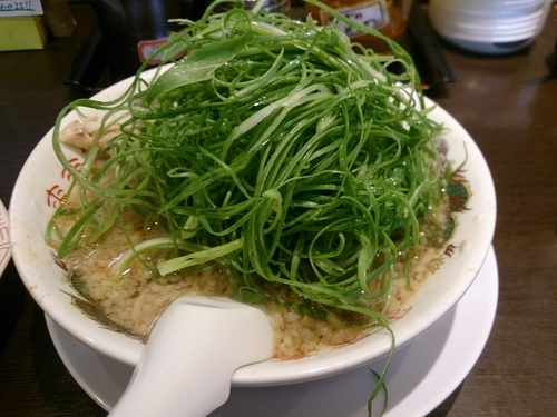 「数量限定 葱ラーメン 太麺」@来来亭 塩尻店の写真